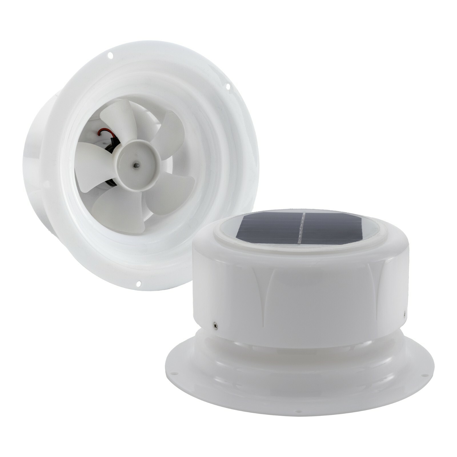 RecPro RV Solar Ventilation Fan | Solar Powered Ceiling Vent with Fan gallery