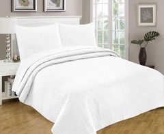 Bedspread Coverlet Reversible 3 Pcs Set Oversize Queen or King Size 8 Colors