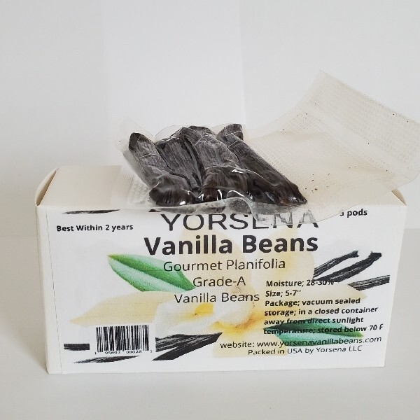 Madagascar Vanilla Beans Grade A , planifolia 5 pods gallery