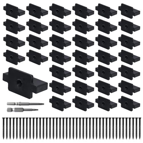 Hidden Deck Fasteners for Composite Decking Boards with Screws and Drill Bits gallery