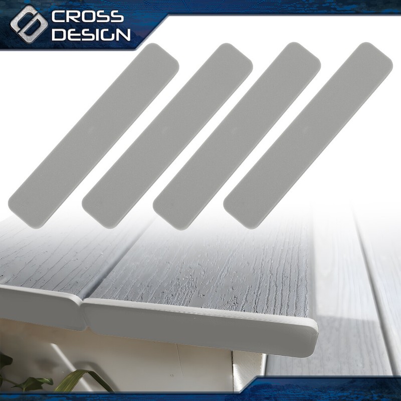 Light Gray Composite Decking boards End Cap Set (4 pcs in One Package) 5.5” gallery