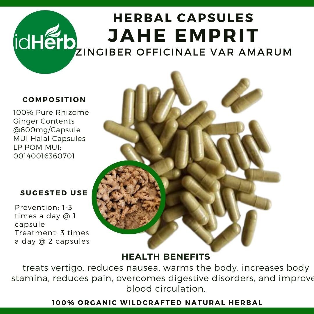 Capsules Zingiber Officinale Var Amarum Natural herbal Organic 100% Herbs gallery