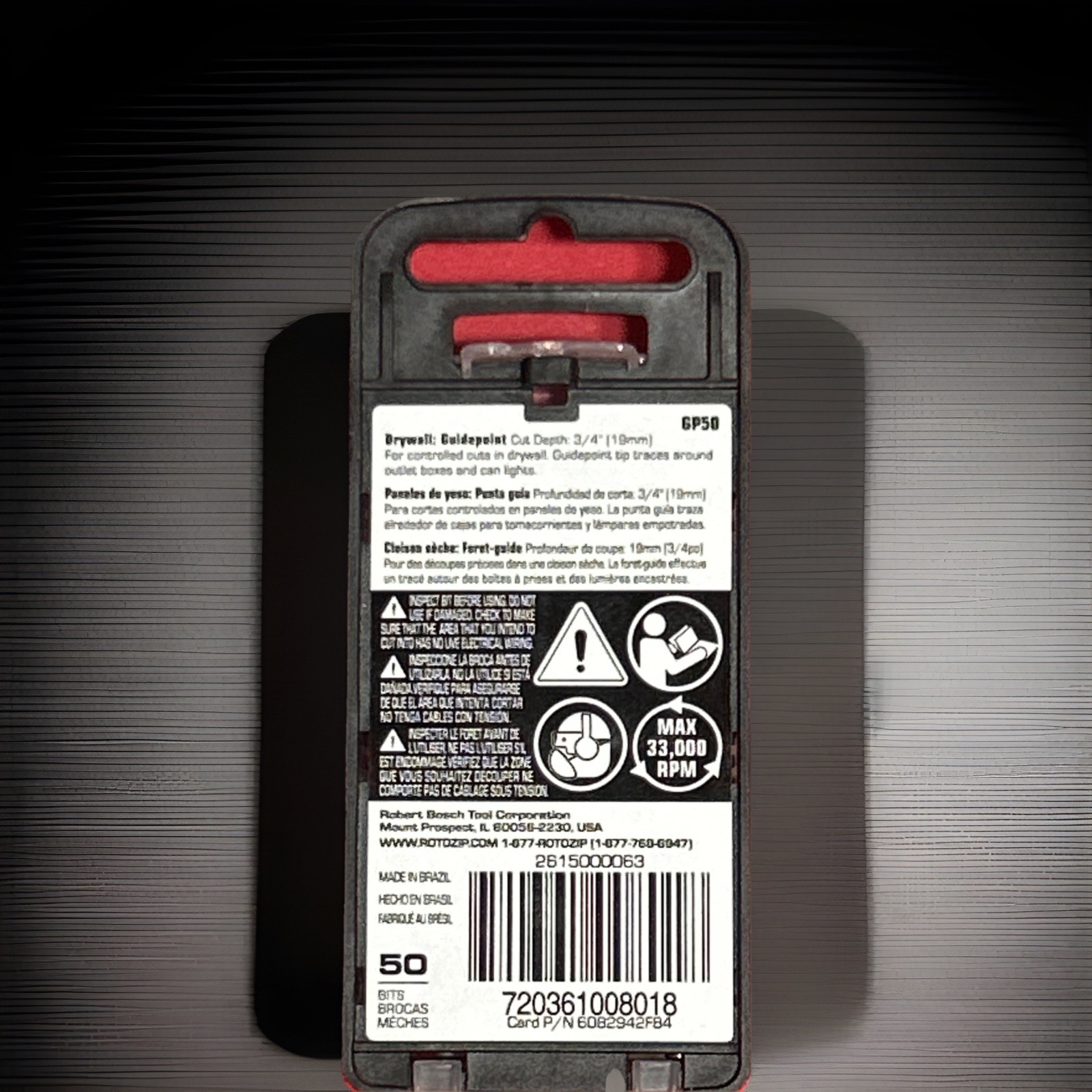 Roto Zip GP50 Drywall Zip Bits - BRAND NEW 50 Ct gallery