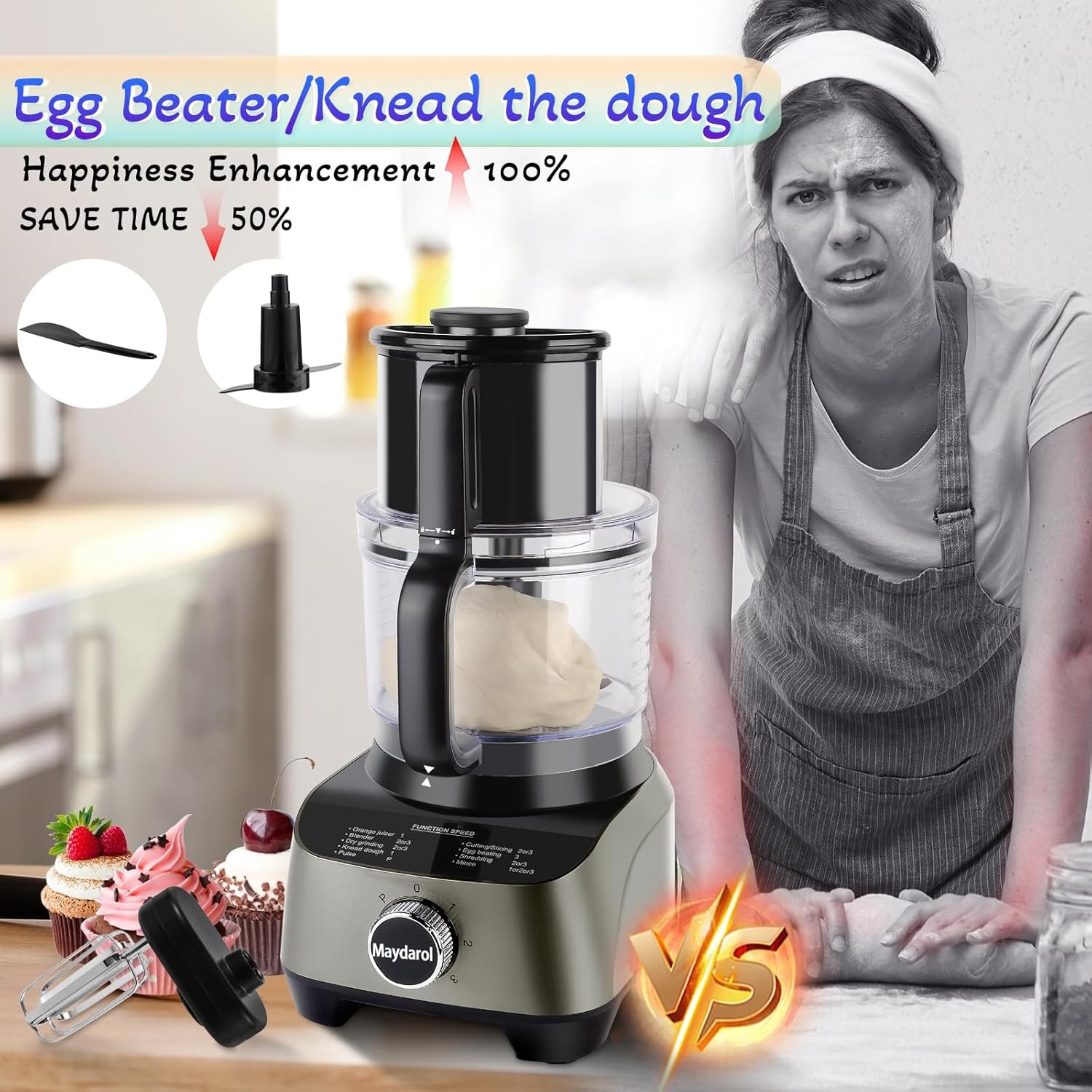 11 in 1 Food Processor Blender Combo 51oz Juice Blender gallery
