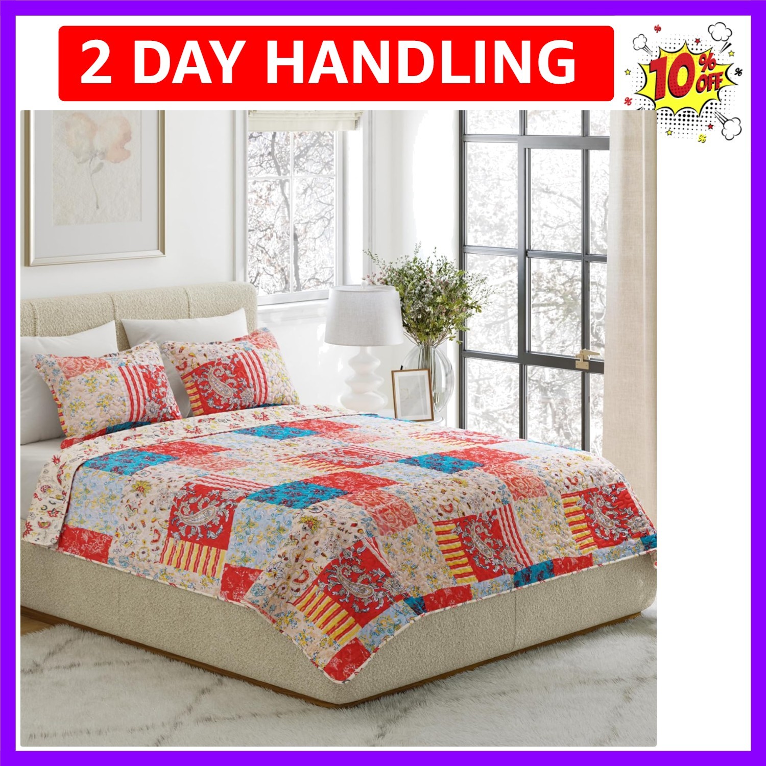 3 Piece Mallory Quilt Set - Full/Queen gallery
