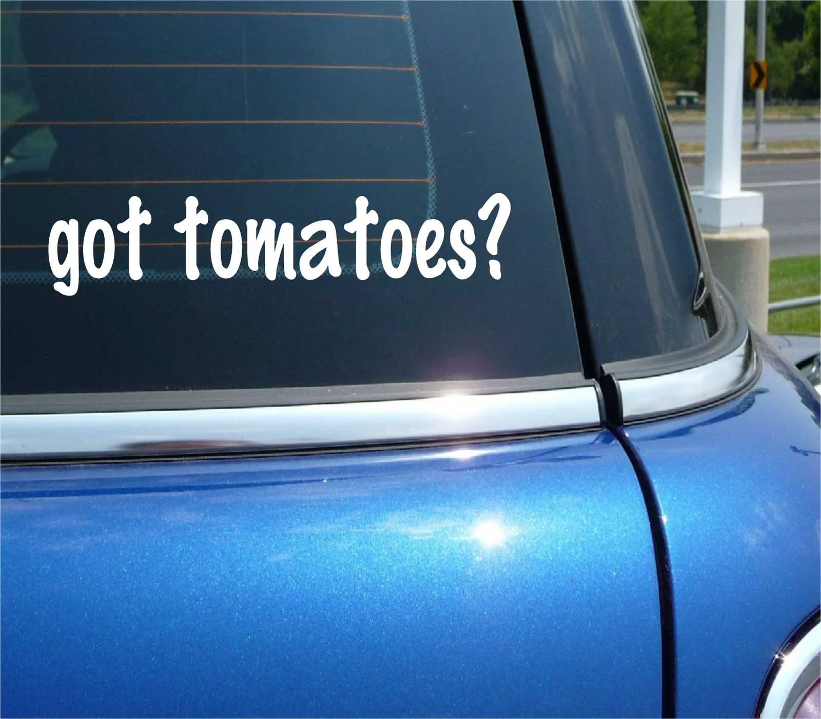 got tomatoes? CAR DECAL BUMPER STICKER VINYL FUNNY JOKE WINDOW gallery