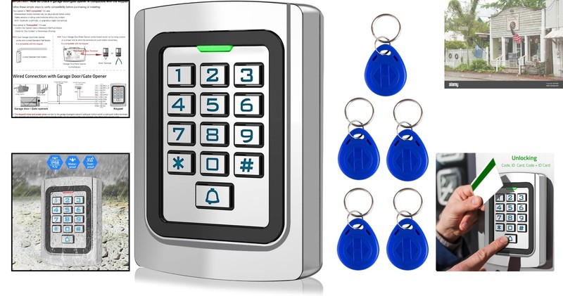 Wired Access Control Keypad for 2000 Users | Waterproof | PIN/ID Entry gallery