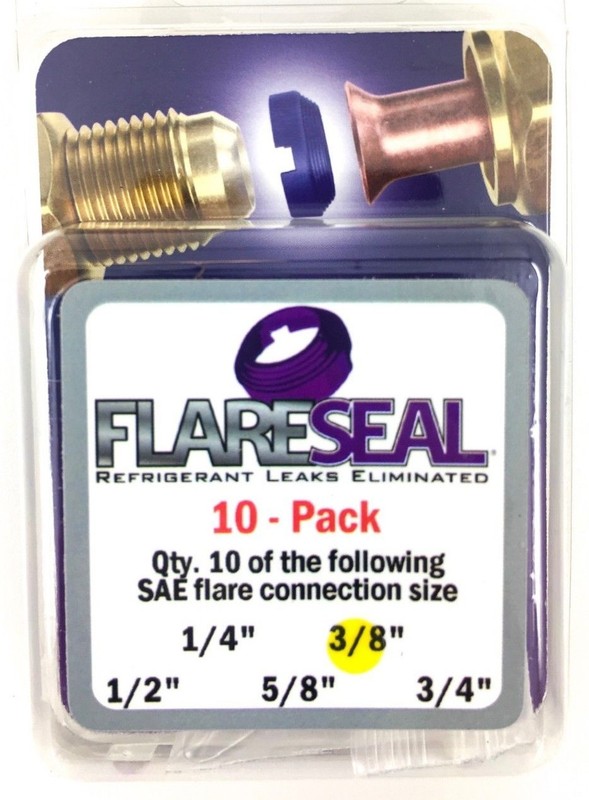 Ductless Mini Split AC FlareSeal 3/8" stop Leak 10 Pack Flare Seal FS06-10PK gallery