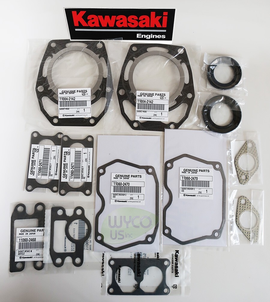 GASKET KIT (AS SHOWN) FOR KAWASAKI FD711D, FD750D, 745cc, 27 HP ENGINES, 9C34A gallery