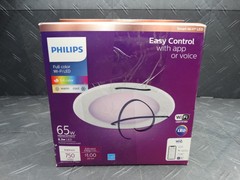 Phiilips 5in 6in LED Color Changing 65W Wi-Fi Smart Recessed Downlight (1-Pack)