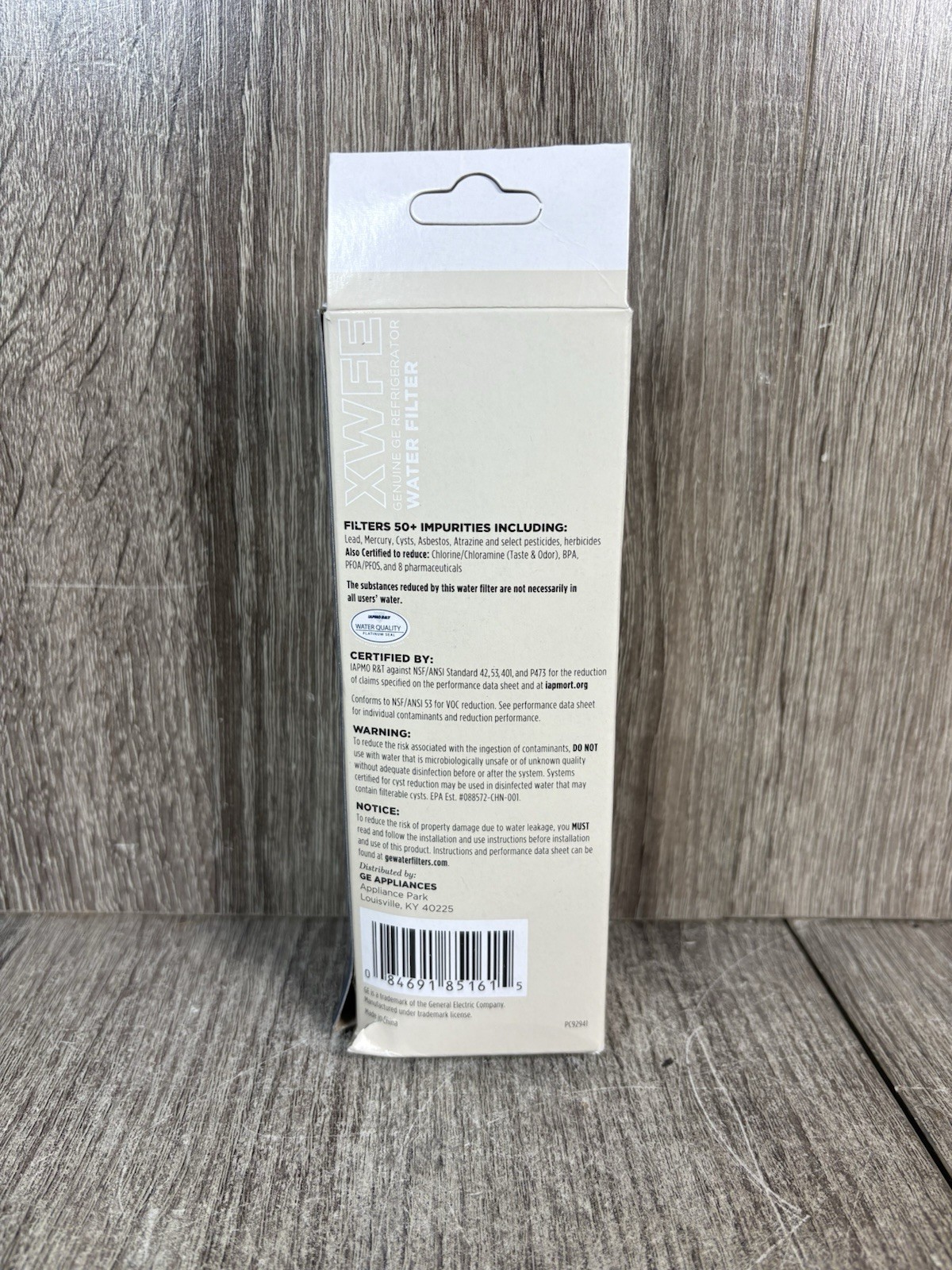 GE XWFE Refrigerator Water Filter Genuine Replacement, New Sealed No Chip gallery