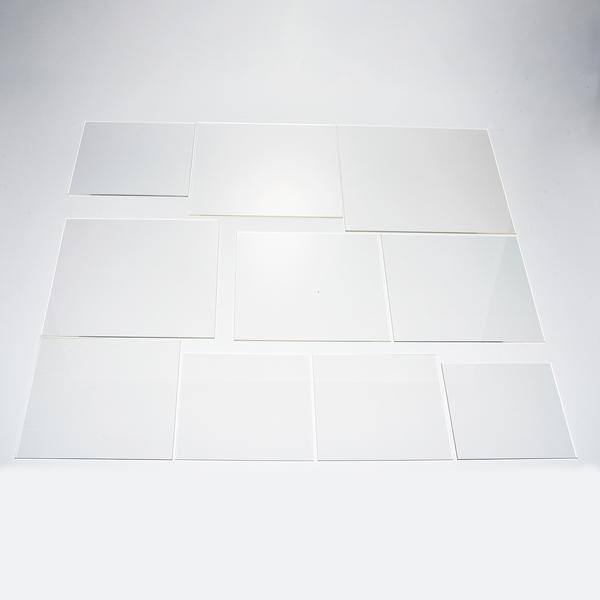 2 CLEAR 14" PLEXIGLASS SHEETS Square Acrylic Sign Boards Party Wedding Crafts gallery