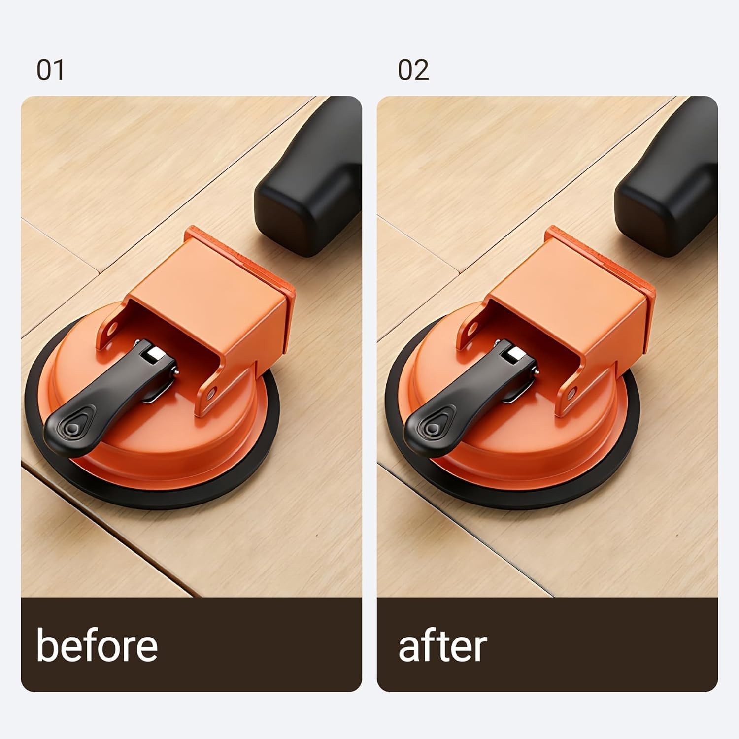 Durable Enhanced Floor Gap Fixer Tool for Laminate Vinyl and Hardwood Floors gallery