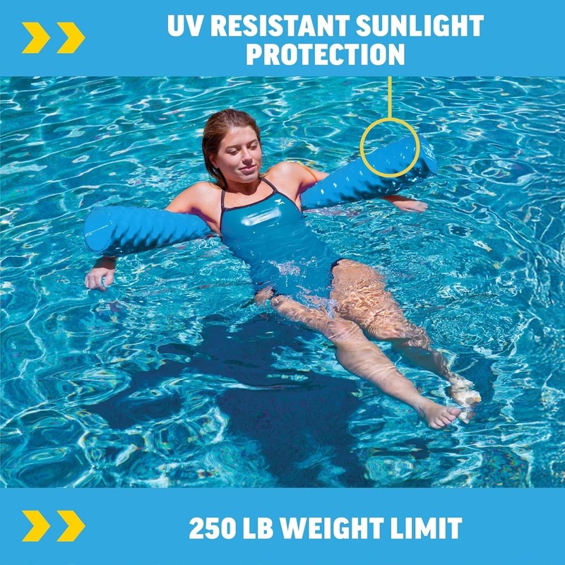 First-Class Foam Pool Noodle - 46” Blue Float with UV Protection, 250 lbs gallery