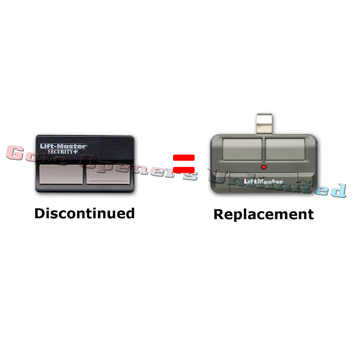 Liftmaster 972LM Security+ Garage Opener Remote Control Replaced by 892LT Remote gallery