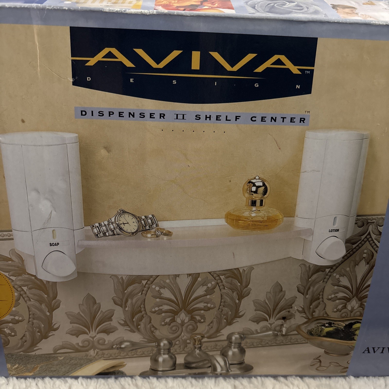 Aviva - Dispenser II Shelf Center New Old Stock, Bath/Sink Caddy gallery