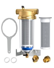 Waterdrop Mega Spin Down Sediment Filter Backwash Whole House System 500μm+200μm
