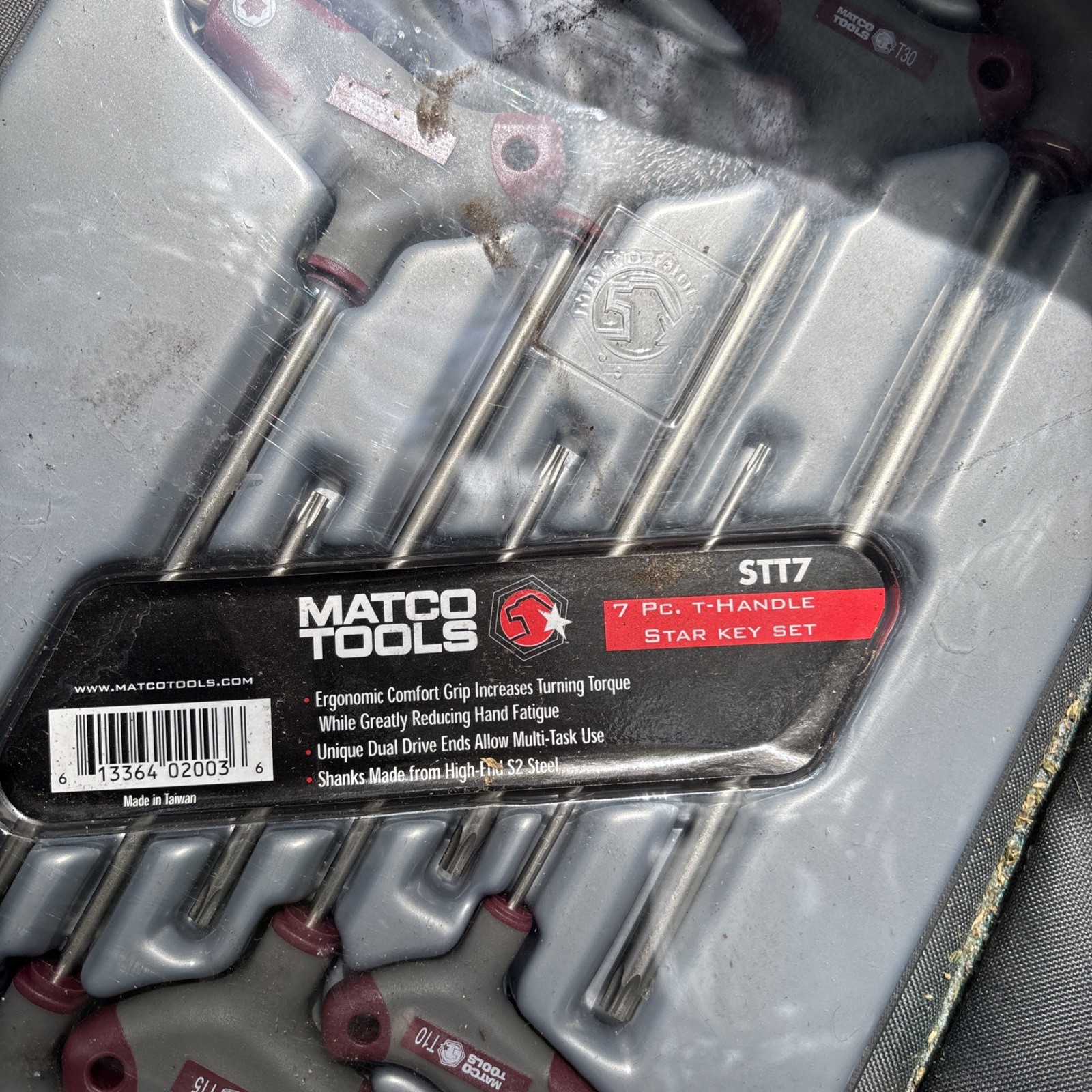 Matco Tools STT7 - 7pc T-Handle Star Key Set NEW gallery