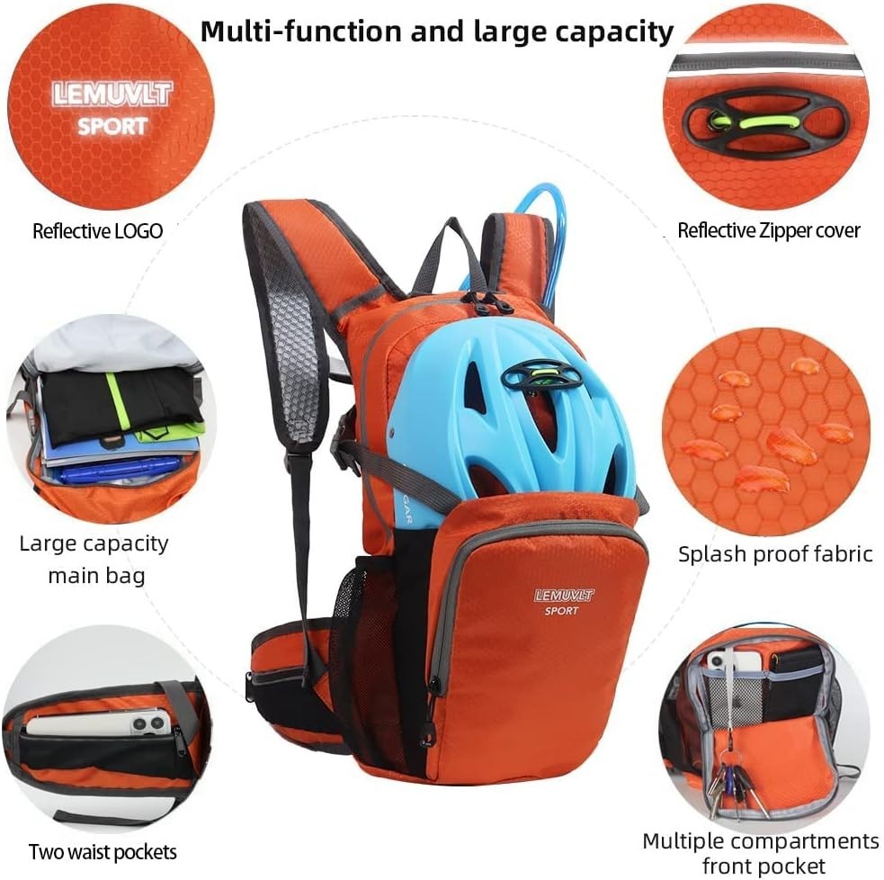 "Small Hiking Daypack Rucking Backpack 15L,Lightweight & Durable -Ideal Backpa.. 3