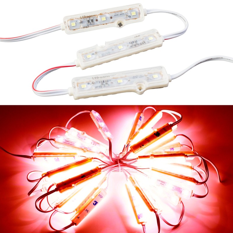 23ft Red Brightest Storefront window LED light Z2835 + UL LED driver power gallery