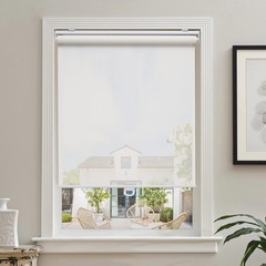 Cordless Roller Shades for Windows Light Filtering Shades with 5% Openness So…