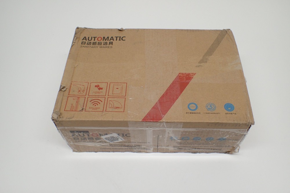 BWE A-918102-C Automatic Sensor Touchless Bathroom Sink Faucet in Chrome
