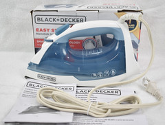 BLACK+DECKER IR40V Easy Steam Compact Nonstick Iron / Auto Shutoff / Blue/White