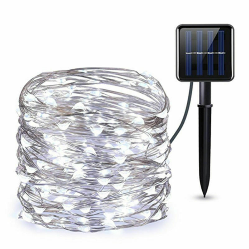 200 LED Solar Power Fairy Lights String Lamps Party Wedding Decor Garden Outdoor gallery