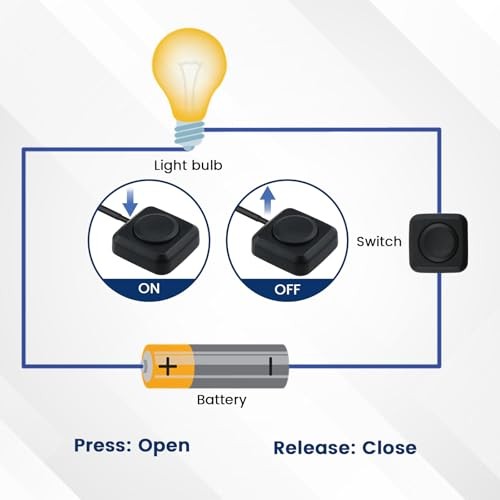 Pcs Momentary Push Button Switch, Surface Mount ON/Off Horn Buttons, 12V 24V 6 gallery
