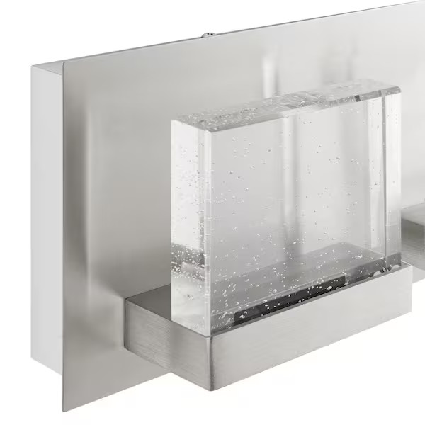 Home Decorators Alberson Collection 3-Light Brushed Nickel LED Vanity Light gallery