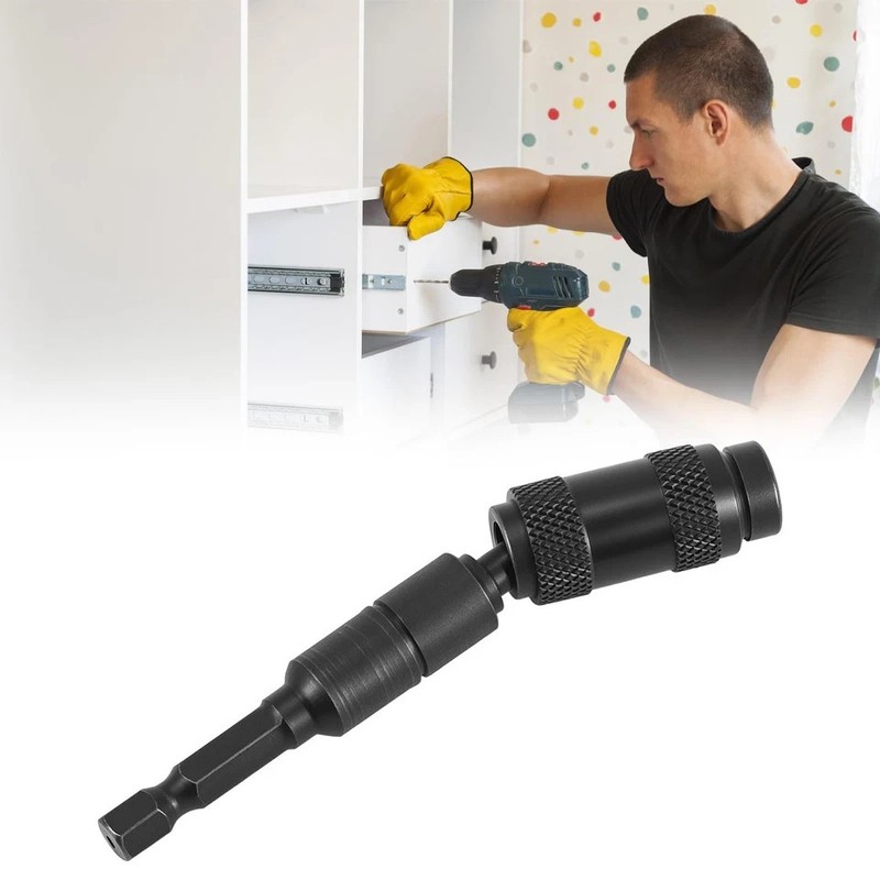 4 Pack Magnetic Swiveling Bit Tip Holder 1/4 Inch Rotary Drill Pivot Bit Holder gallery
