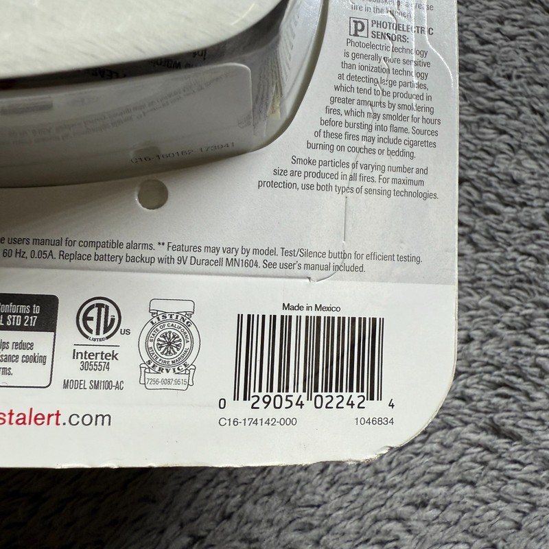 First Alert Hardwired w Battery Back-Up Ionization Interconnected Smoke Detector gallery