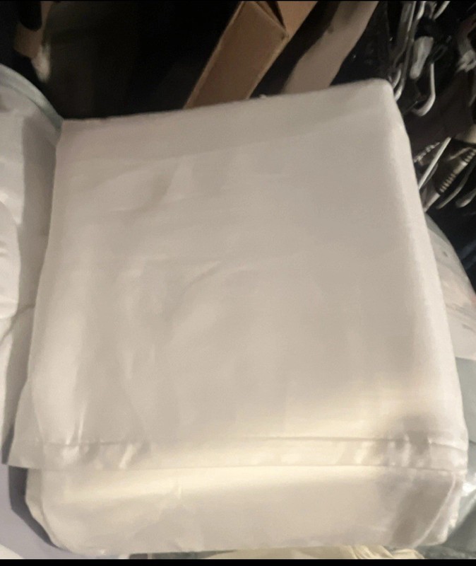 Target Room Essentials King Sheet Set White Cotton 401-600TC OEKO-TEX gallery