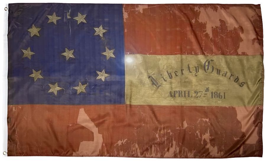 22nd Mississippi Infantry Regiment Liberty Guards 3x5 Flag - Vintage gallery
