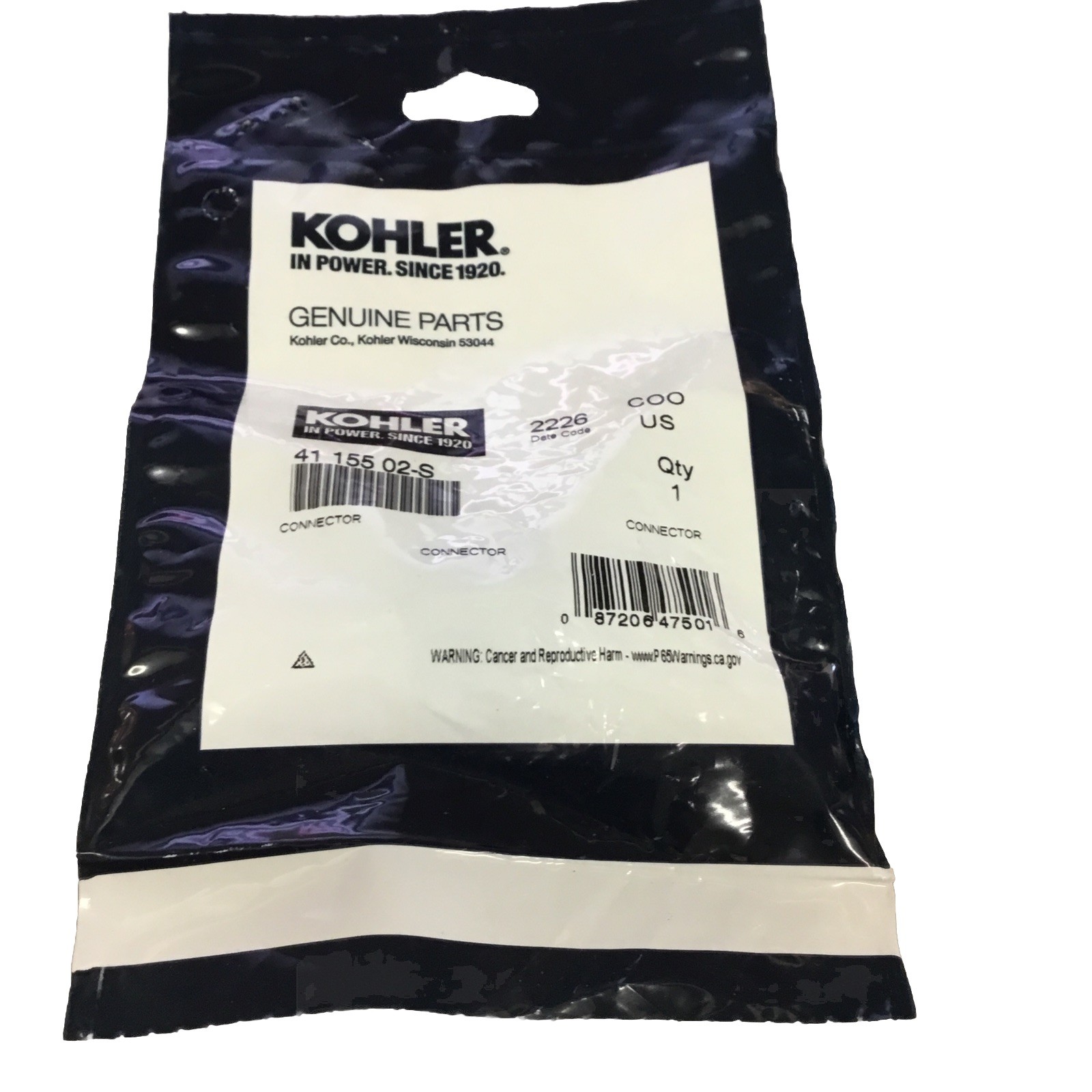 41-155-02-S Kohler Connector gallery