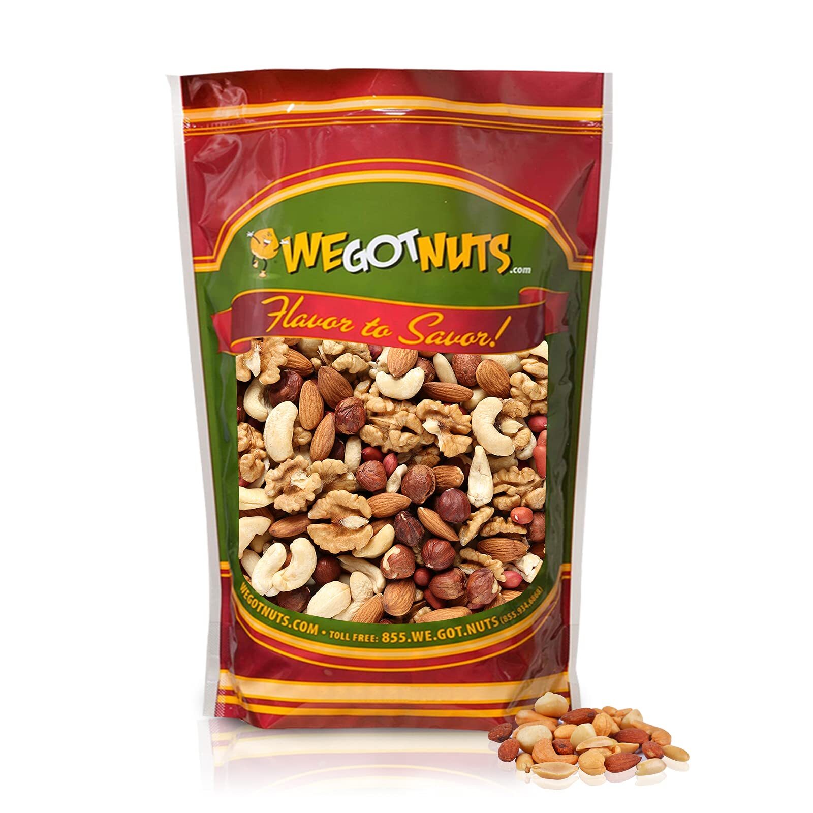 Raw Deluxe Mixed Nuts 3 Lbs in Resealable Bag We Got Nuts gallery