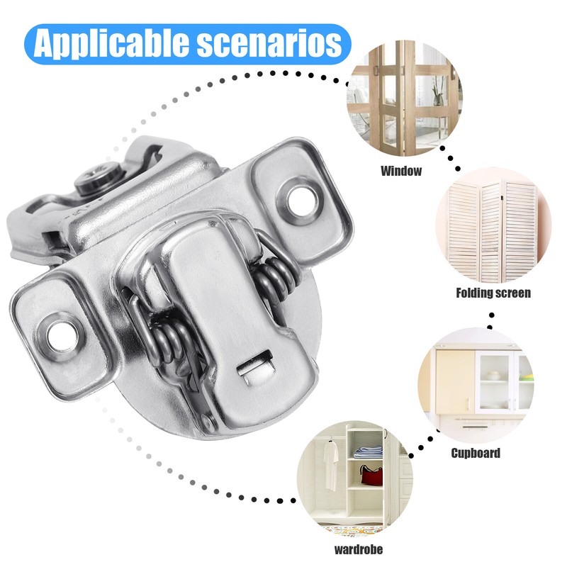 Lot Cabinet Hinges 1/2" Overlay Soft Close Face Frame 105° Compact Handware gallery