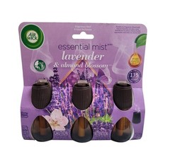 Air Wick Essential Mist Refill 3 Count, Lavender & Almond Blossom, Natural Essen
