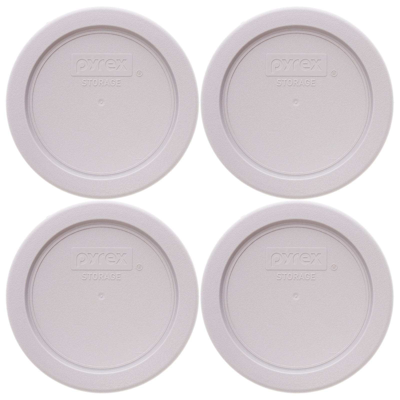 Pyrex 7202-PC 1-cup Sleek Silver Food Storage Lids - 2 Pack gallery