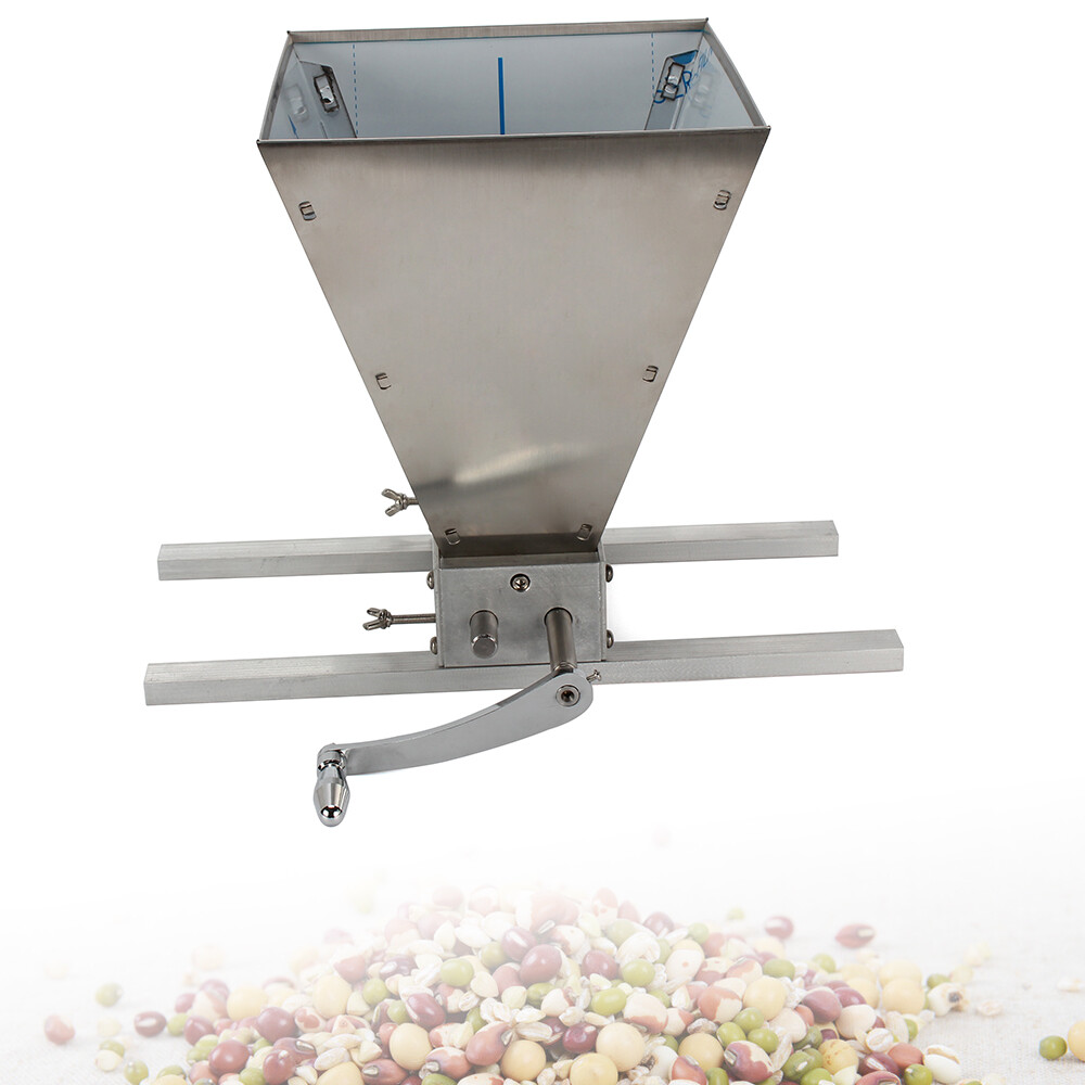 2 Roller Grain Crusher Double Roller Malt Mill Home Brewing Wheat Barley Grinder
