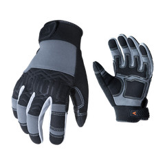 Vgo 1Pair General Safety Work Gloves,Mechanic Gloves,Stretchable(Grey, SL7716)