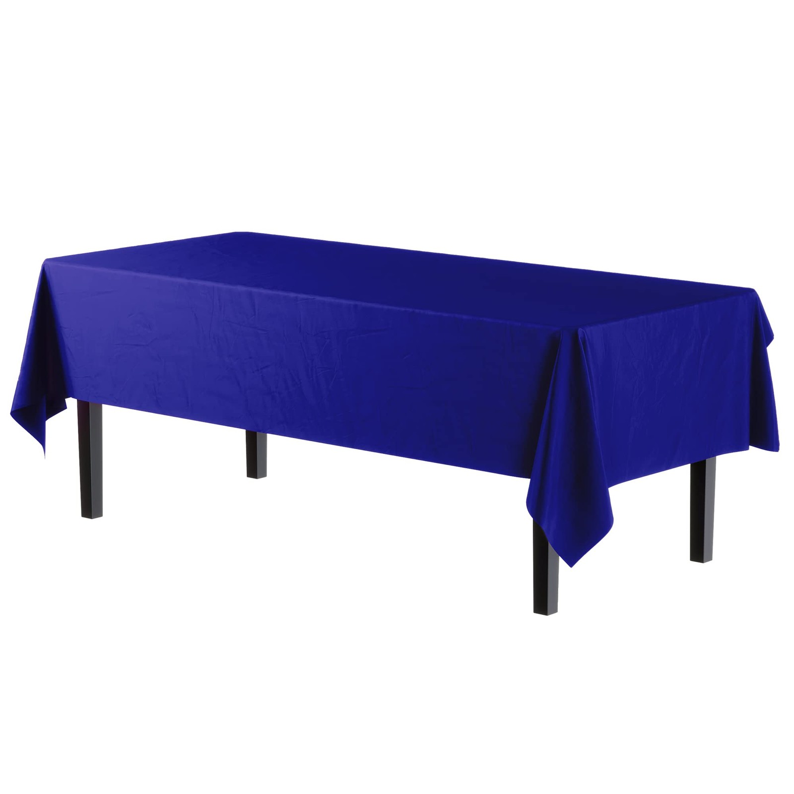 Exquisite 6-Pack Premium Plastic Tablecloth 54in. x 108in. Rectangle Plastic ... gallery