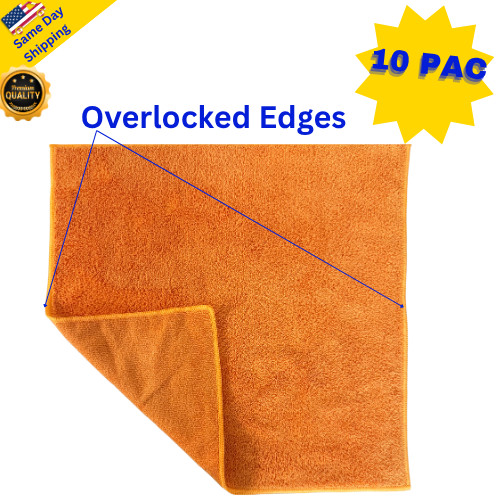 Microfiber Cleaning Towel Cloth no scratch Polish Wax Dry Detailing Car Wash gallery