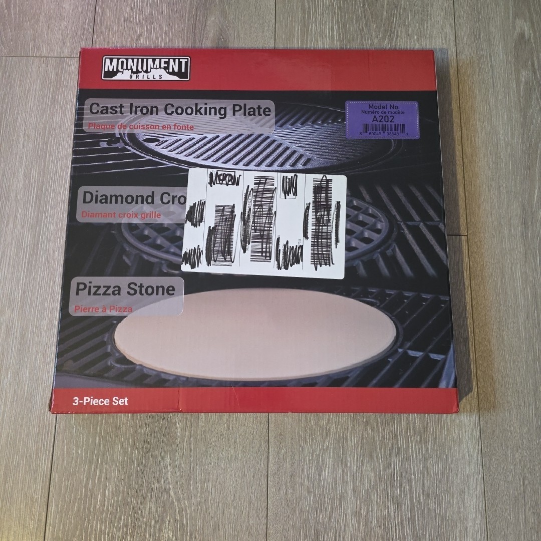 Monument Grills Pizza Stone Heavy Duty Cordierite Pizza Pan Oven & Grill Thermal gallery