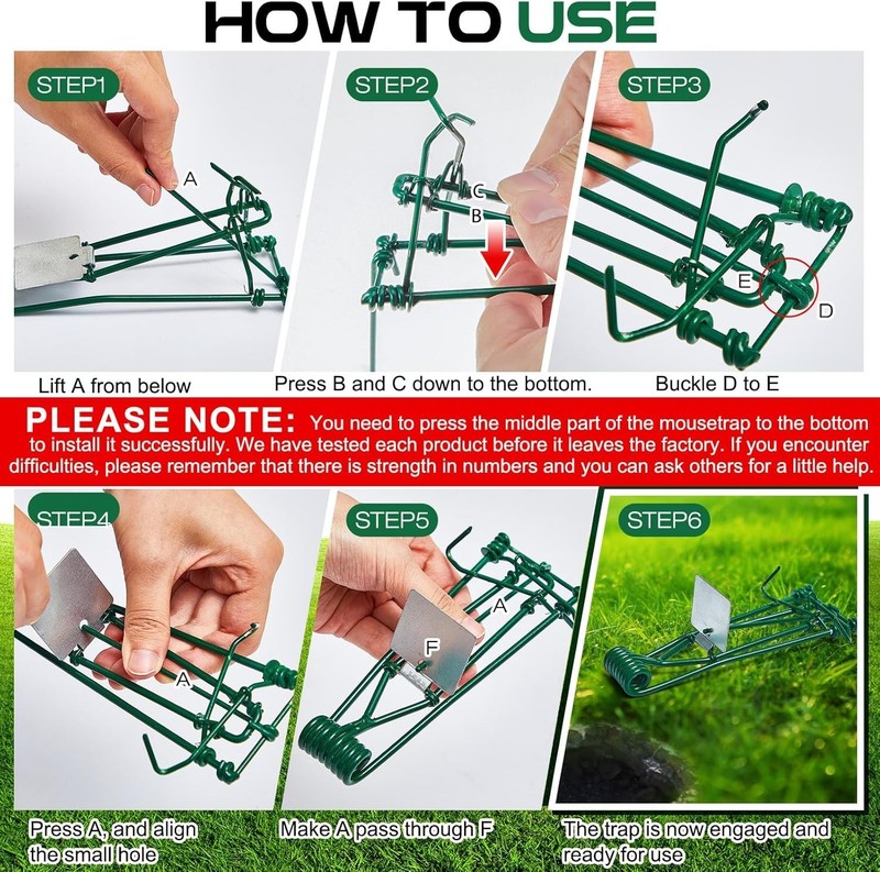 16 Pcs Outdoor Gopher Traps - Easy Set, Pet-Safe Weather Resistant Solution gallery