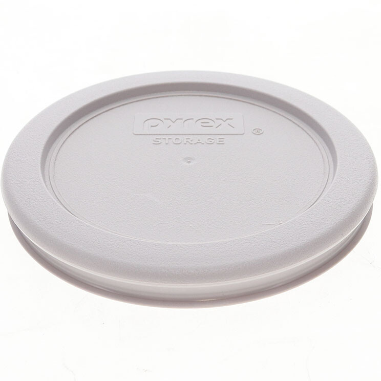 Pyrex 7202-PC 1-cup Sleek Silver Food Storage Lids - 2 Pack Made in the USA gallery