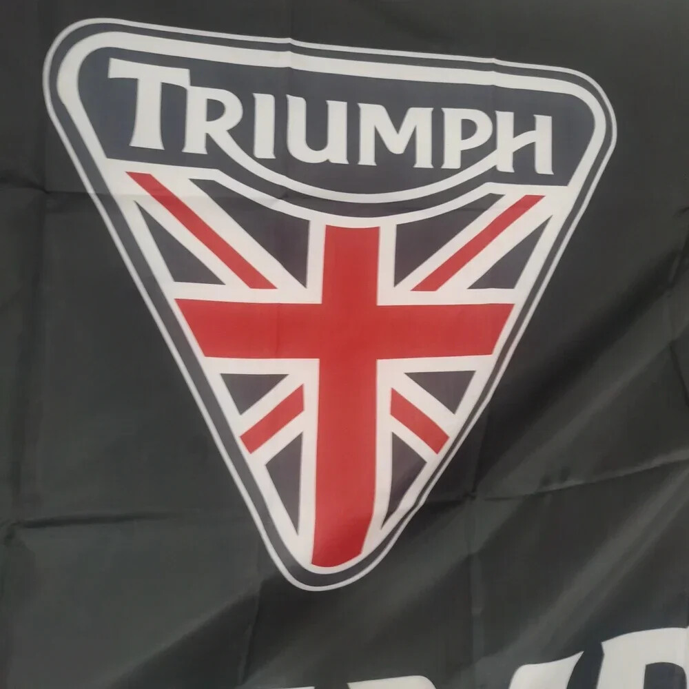 Triumphs Banner Racing Motorcycle Flag Outdoor Indoor Decor 90x150cm Polyester gallery