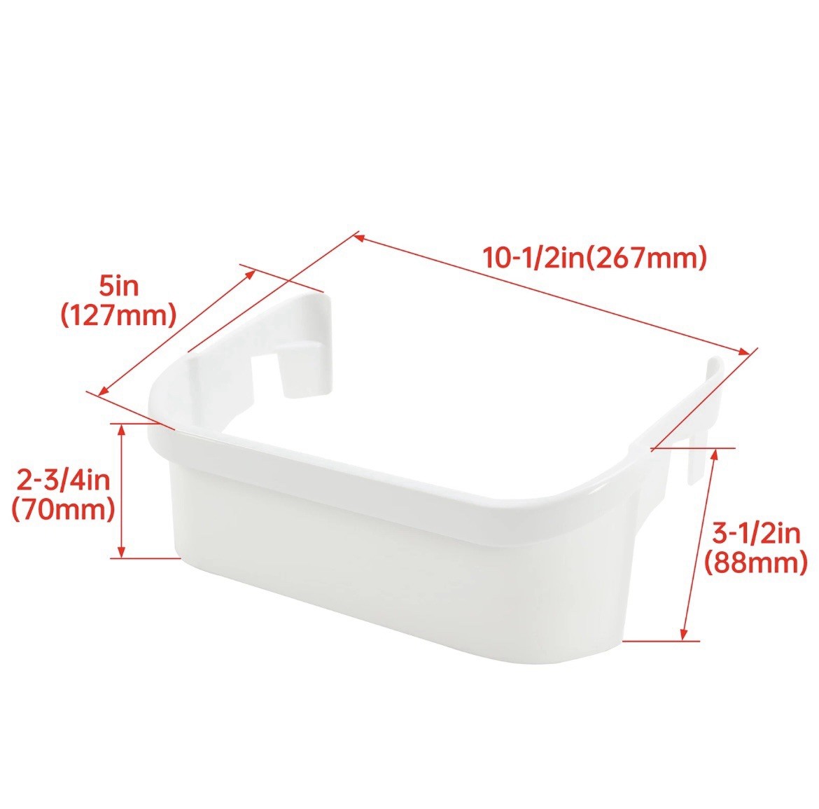Door Bin Shelf For Frigidaire Refrigerator Freezer 240351601, AP2115974, 891154 gallery