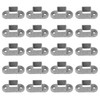 20 Pack Square Post Flange Base Fits 1" X 1" Sqaure Tube, Aluminum Wall Mount Ra gallery