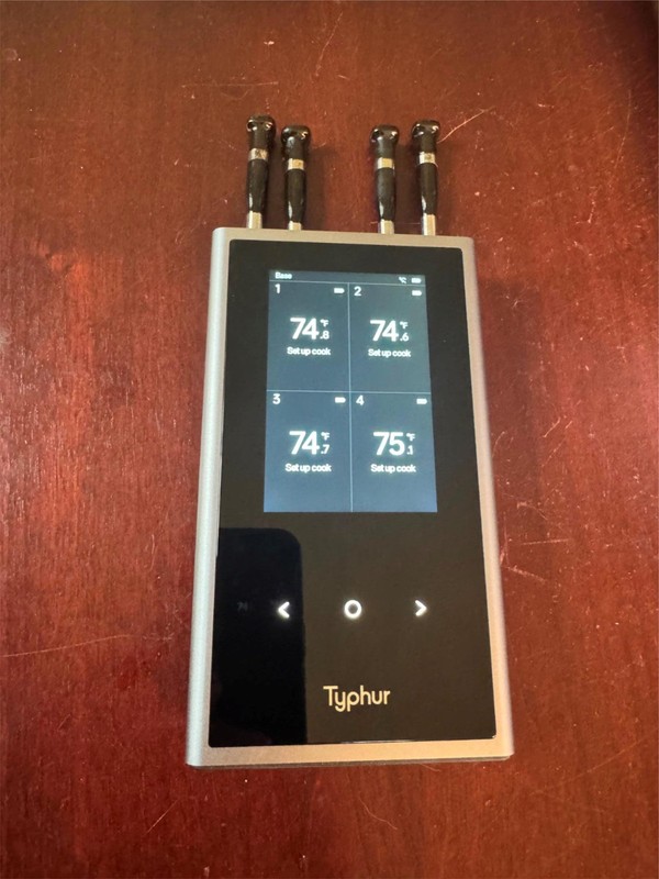 Typhur Sync Quattro Wireless Thermometer, 6 Sensors, 4 Probes, WiFi Model: WT08 gallery
